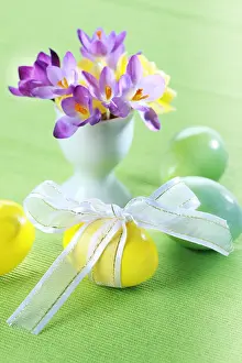 Spring Awakening Flowers Prints: Beautiful Crocuses for Easter and eggs