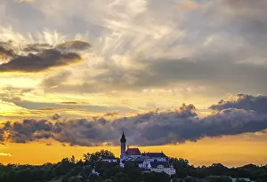 Framed Print : Beautiful Evening Sky Print, Erling Andechs Landscape