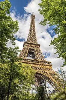Famous Places In Europe Prints: Beautiful scenes around eiffel tower in paris