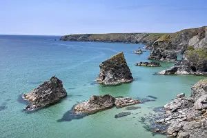 North Cornwall Landscape Photography Prints: Bedruthan Steps cliff formation