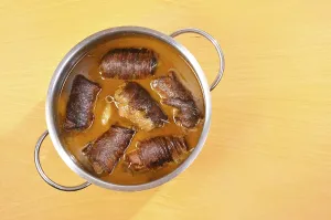 Still Life Images Prints: Beef rolls