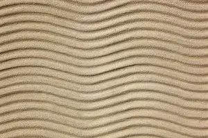 Wavy Structure Design Prints: Beige sand with uniform wave patterns