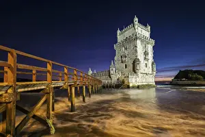 Gothic Architecture Portugal Prints: Belem Tower or Tower of St Vincent
