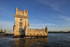 Famous Landmark In Europe Prints: Belem Tower or Tower of St Vincent
