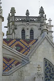 Late Gothic Architecture Prints: Bell tower Former Brou Monastery
