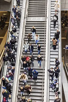 North Rhine Westphalia Transportation Prints: Berlin Central Station by train