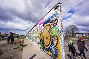 Prints of Berlin Wall - Berliner Mauer-, Berlin, Germany Contemporary Art Prints: Berlin Wall Print - Berlin, Germany 1961-1989