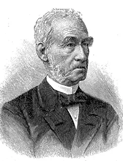 Woodcut Portrait Prints: Bernhard Joseph Hubert Windscheid
