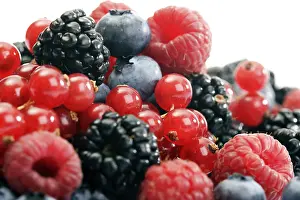 Raw Food Photography Prints: Berry mix