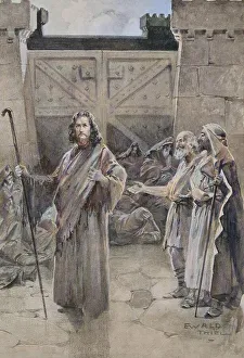Historical Biblical Scenes Prints: Biblical scene, John and the Galileans