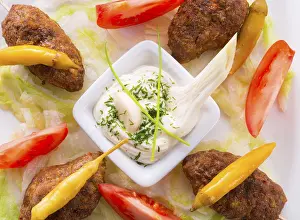 Steak Meal Prints: Bifteki