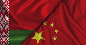 Prints of Bilateral relations between Belarus and China. Flag of Belarus and China Related Image Prints: Bilateral Relations between Belarus and China Print