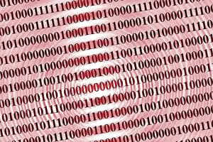 Binary Code Image Prints: Binary code