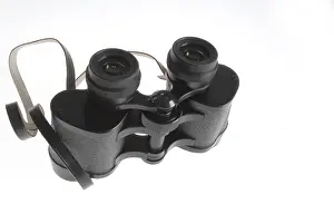 Black Binoculars Prints: Binoculars