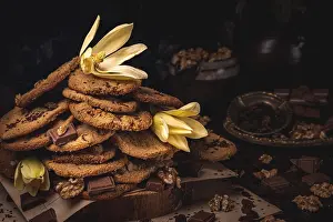 Sweet Treats Studio Shot Prints: Biscuits with chocolate and nuts