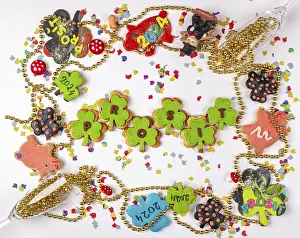 Lucky Charm Cookies Prints: Biscuits in the shape of shamrocks