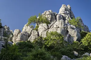 El Torcal Nature Reserve Spain Prints: Bizarre limestone rock formations