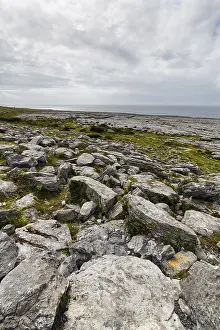 Bizarre Limestone Slabs Prints: Bizarrely shaped limestone slabs