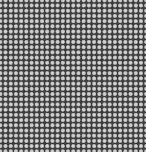 Geometric Background Image Prints: A black-and-white image featuring a uniform grid pattern of repeating circles