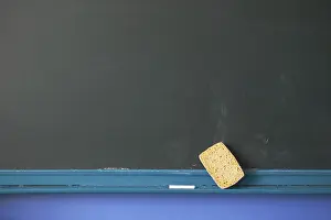 Education Symbol Prints: Blackboard and sponge