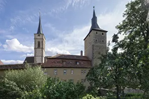 Uninhabited Religious Building Europe Prints: Blick from the Wehrbach to the St