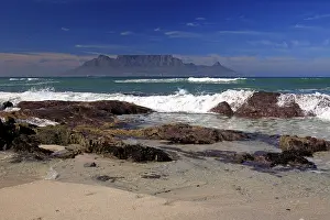 Table Mountain View Prints: Bloubergstrand, Table Mountain at back