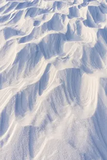 European Nature Reserve Prints: Blown snow formations (Sastrugi)