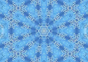 Abstract Background Pattern Prints: Blue abstract background with pattern of thin lines