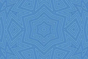 Abstract Pattern Prints: Blue background with abstract lines pattern