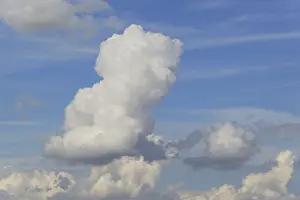 Blue Cloudy Sky Prints: Blue cloudy sky, cloud formation