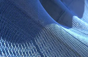 Light Blue Background Prints: Blue nets