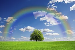 Prismatic Rainbow Colors Prints: Blue Planet