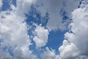 Blue Sky Clouds Prints: Blue sky with clouds