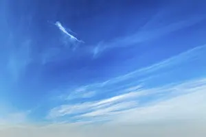Blue Sky Prints: Blue sky with white clouds