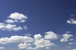 Blue Sky Prints: Blue sky with white clouds