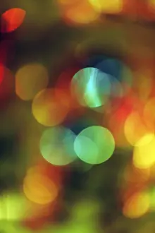 Full Frame Bokeh Effect Prints: Blurred colored lights, bokeh