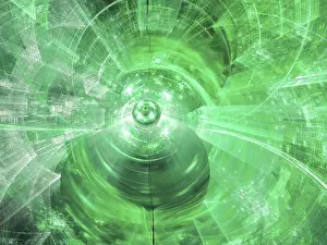 Street Art Prints: Blurred Technology Print - Abstract Digital Art