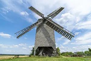 Abandoned Windmill Germany Prints: Bockwindmuhle in Ketzur