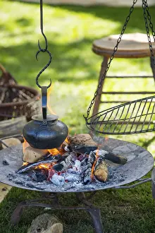 Deserted Campfire Prints: Boiling over the fire