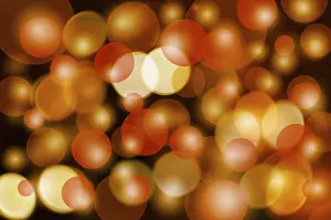 Full Frame Bokeh Effect Prints: Bokeh background on black background