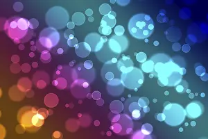 Blurred Background Image Prints: Bokeh with gradient background