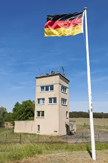 Inner German Border History Prints: Former border tower of the GDR