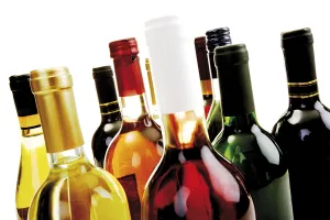 Still Life Studio Shots Prints: Bottles of wine