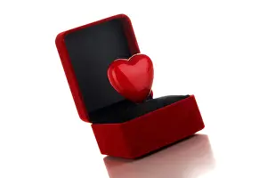 Cut Out Heart Shape Prints: Box with heart