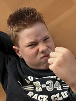 Angry Teenager Prints: Boy is angery