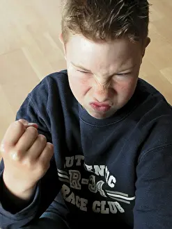 Angry Teenager Prints: Boy is angery
