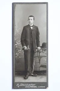 Carte de Visite Print, Boy after Confirmation