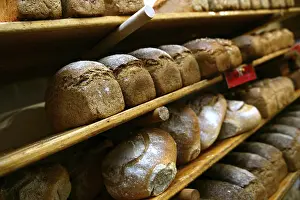 Deserted Grocery Store Prints: Bread on a shelf