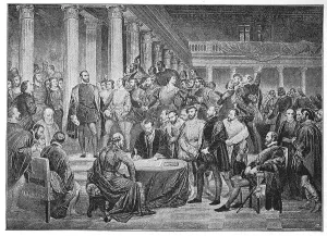 Historical Print of the Breda Compromise