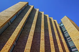 Munich Architecture Prints: Brick facade, Technical University of Munich
